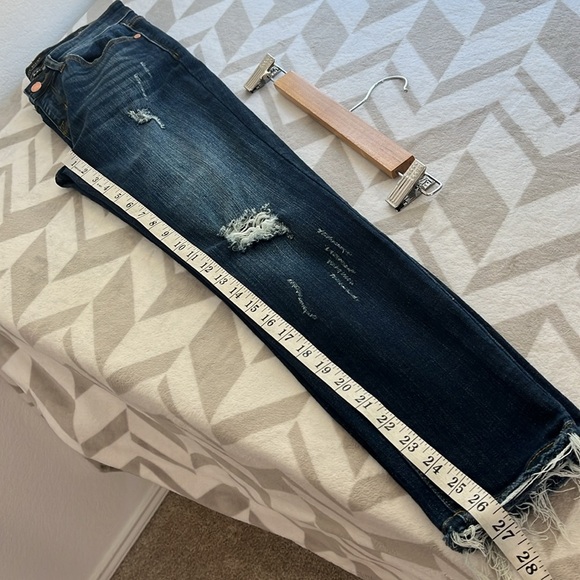 Judy Blue Skinny Fit Distressed Ankle Jeans size‎ 5/27 Womens Denim JB8228DK - Picture 10 of 10